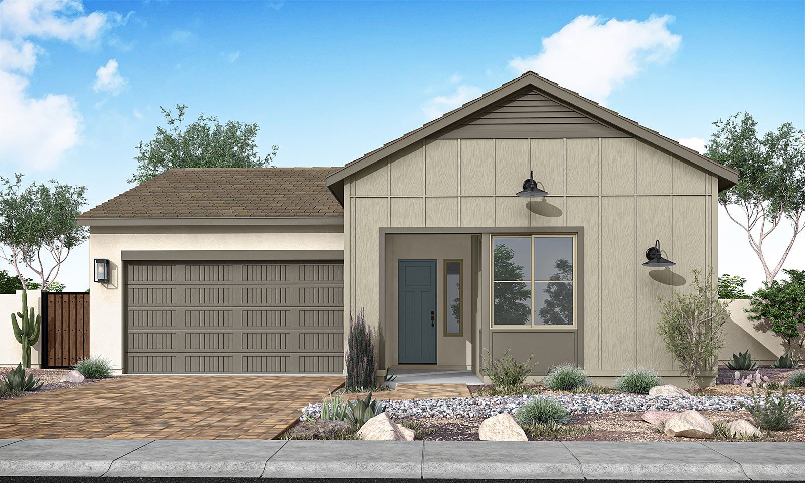 Juniper Plan 40-7 | Exterior Style D