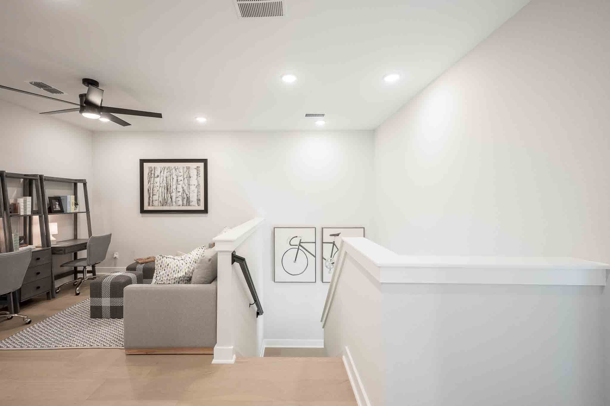 Upstairs Stairs & Railing