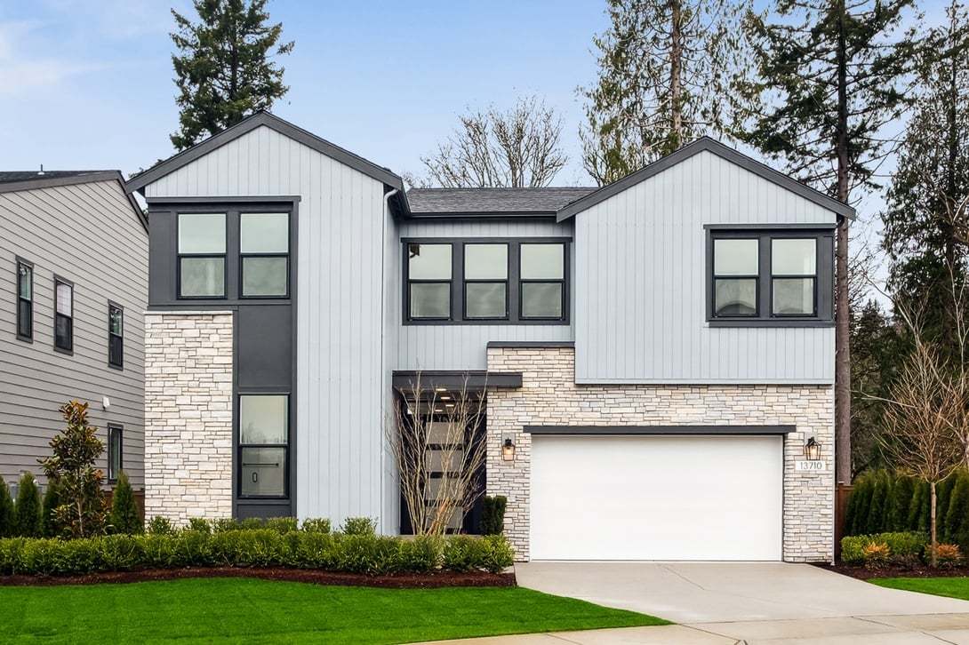 Exterior Style B with Daylight Basement