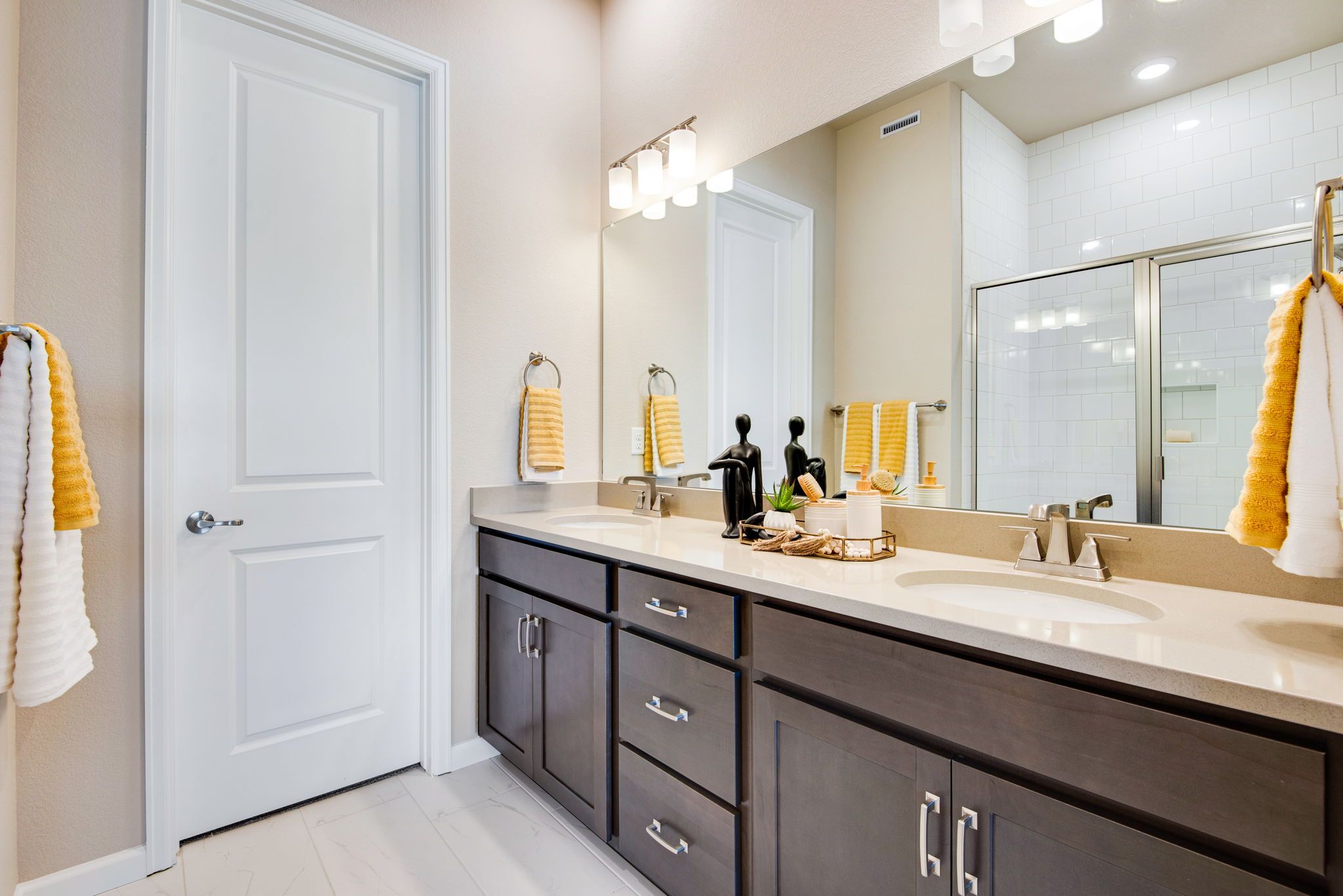 Luxurious bathrooms, so you can treat every day like a spa day