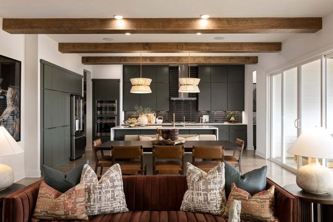 Great Room, Dining, Kitchen