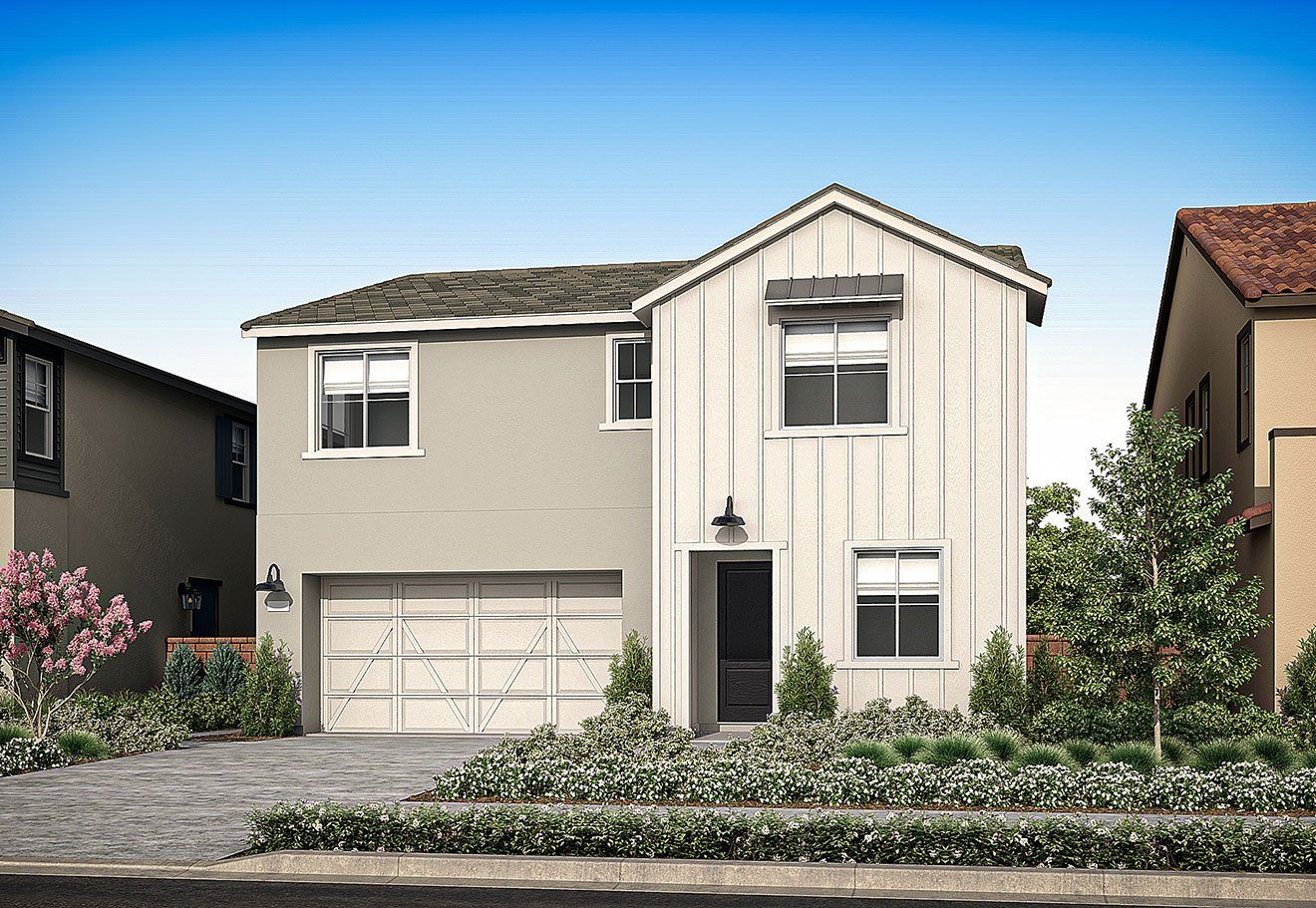 Transitional Farmhouse Rendering