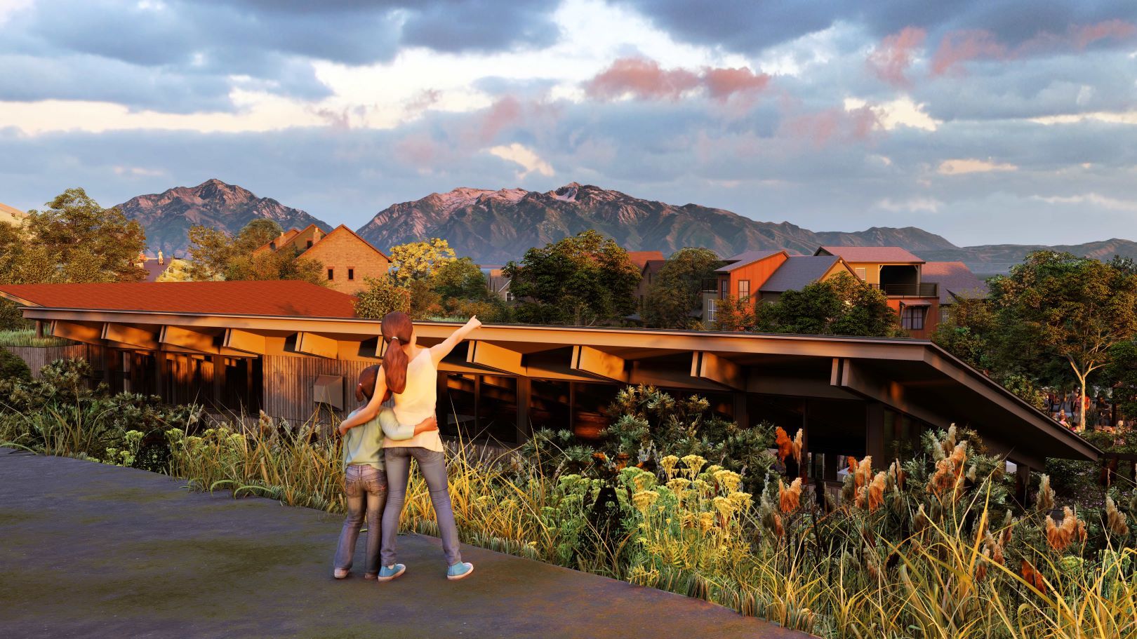 Miles of trails for walking, biking, and hiking.