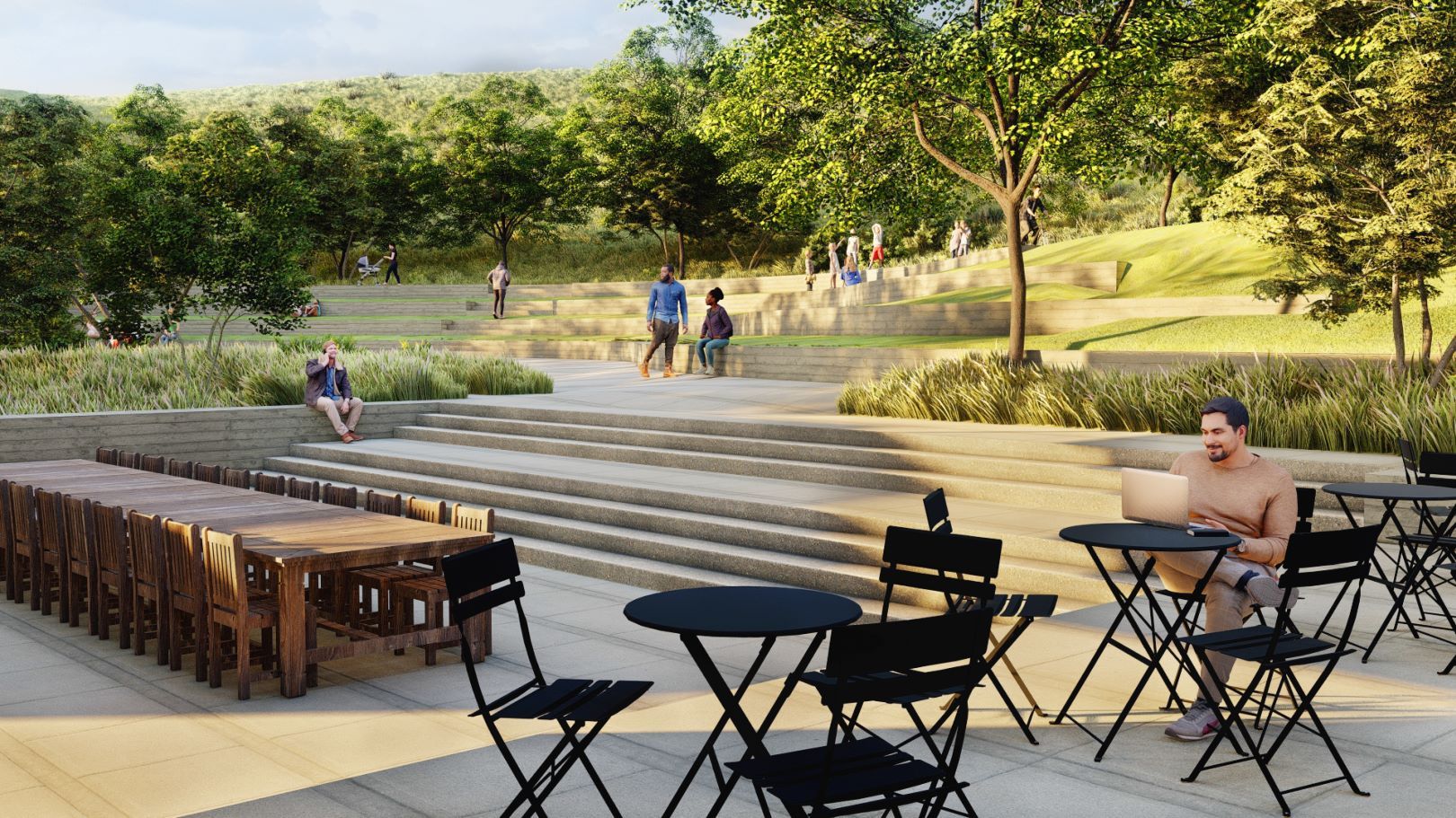 Welcoming spaces for community gatherings and activities.