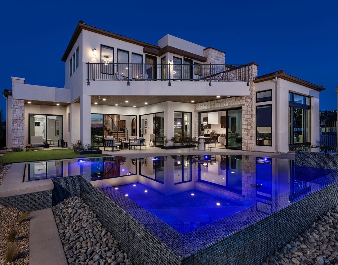 Residence 5 | Dusk Scene | Rear Exterior