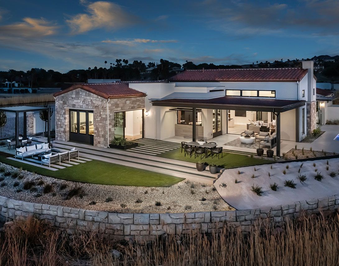 Residence 2 | Dusk Scene | Rear Exterior