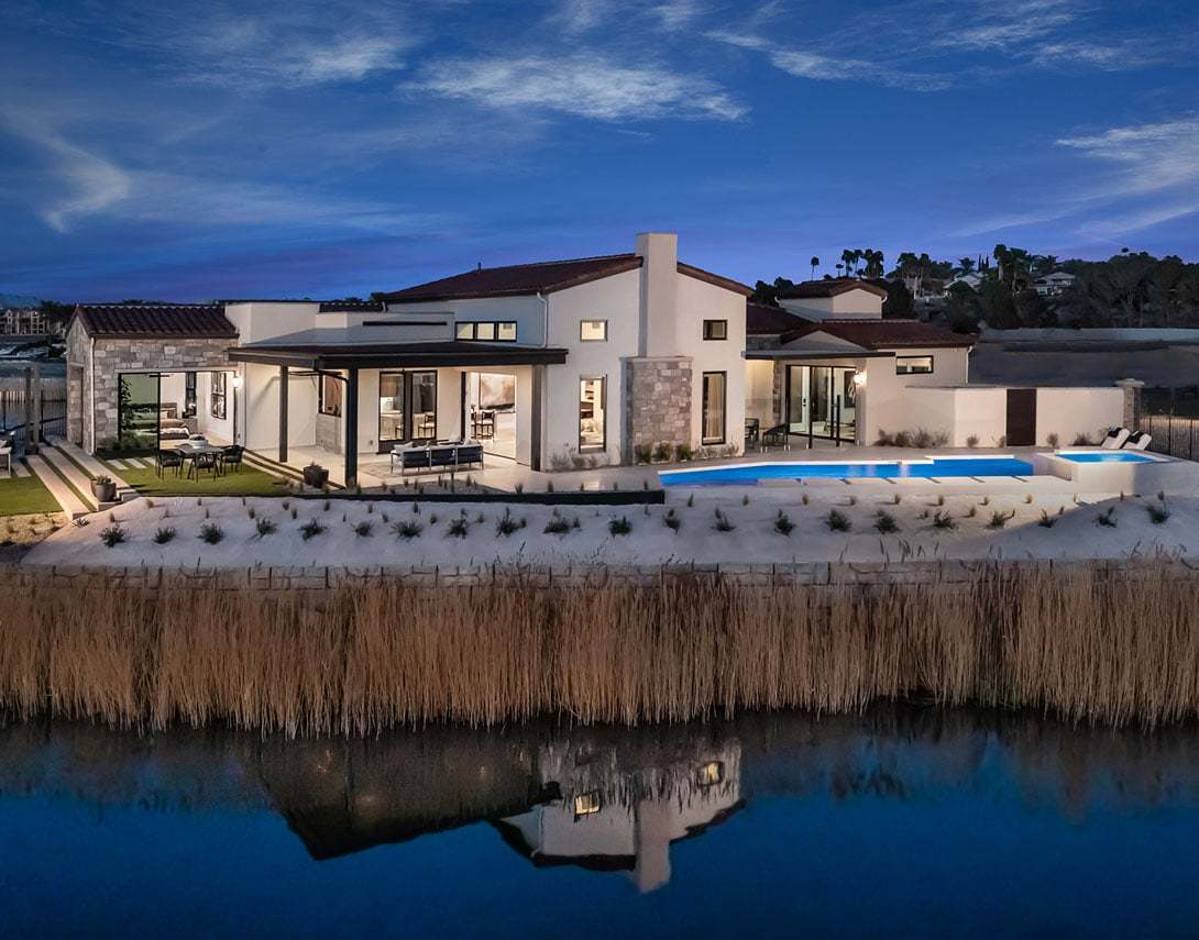 Residence 2 | Dusk Scene | Rear Exterior