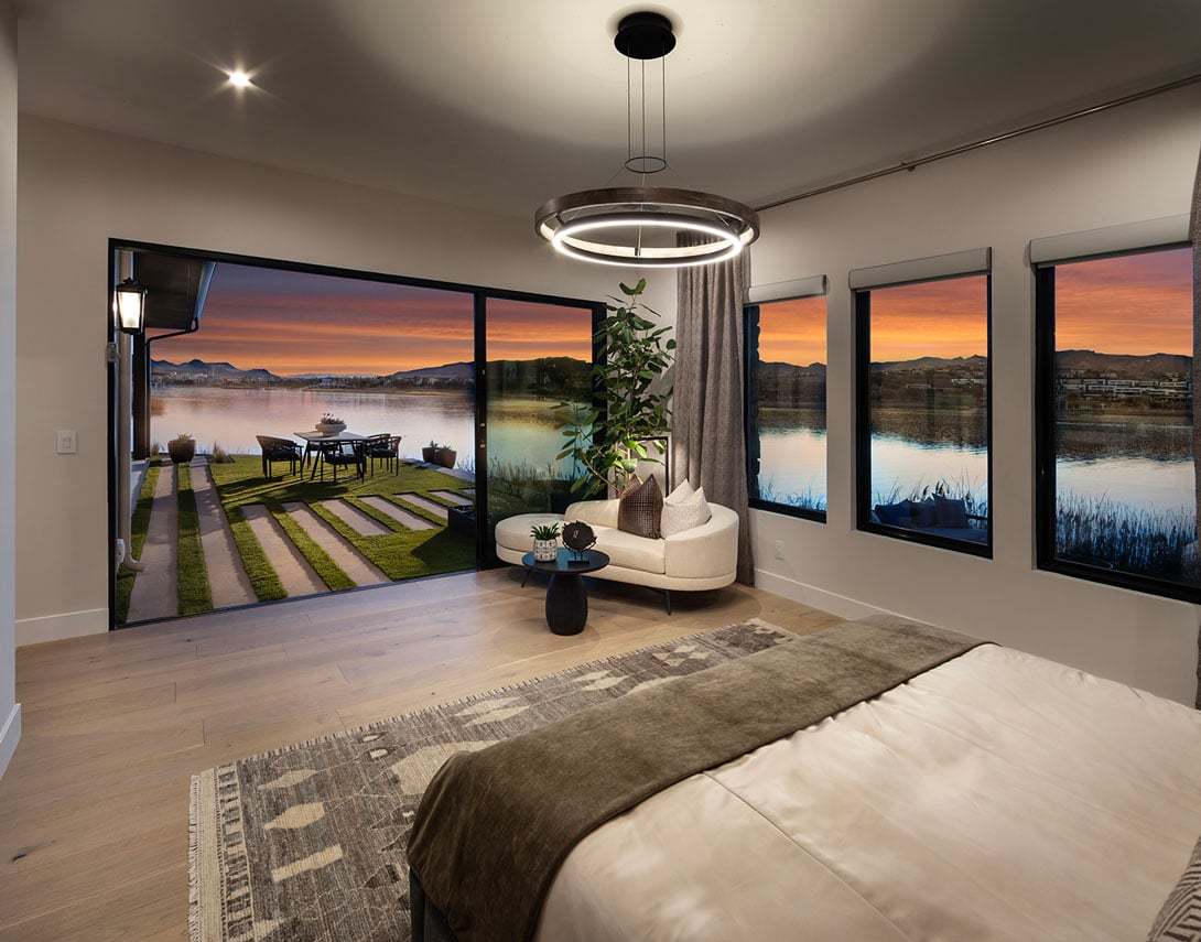 Residence 2 | Dusk Scene | Primary Suite