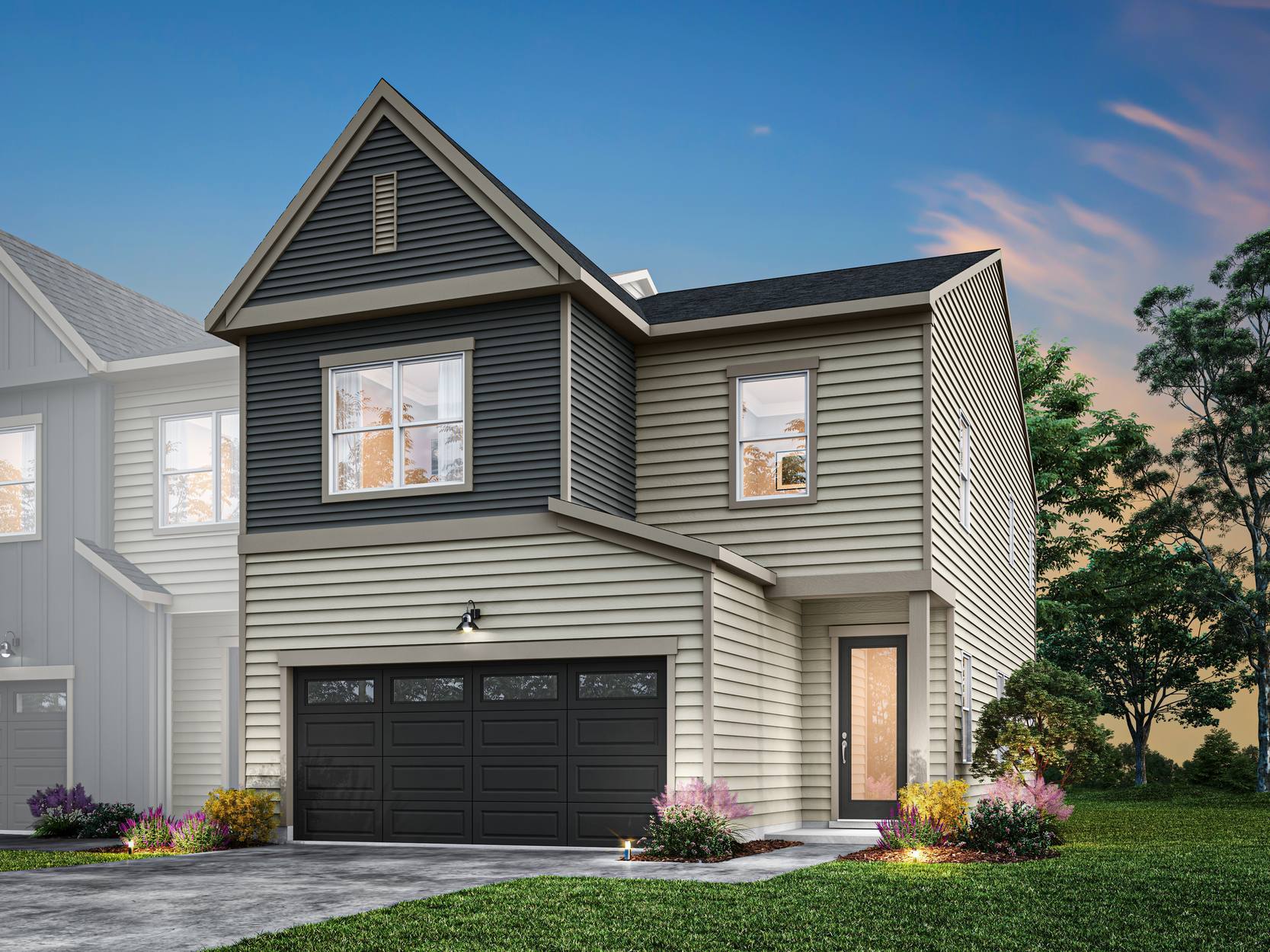 Exterior Style B - End Unit