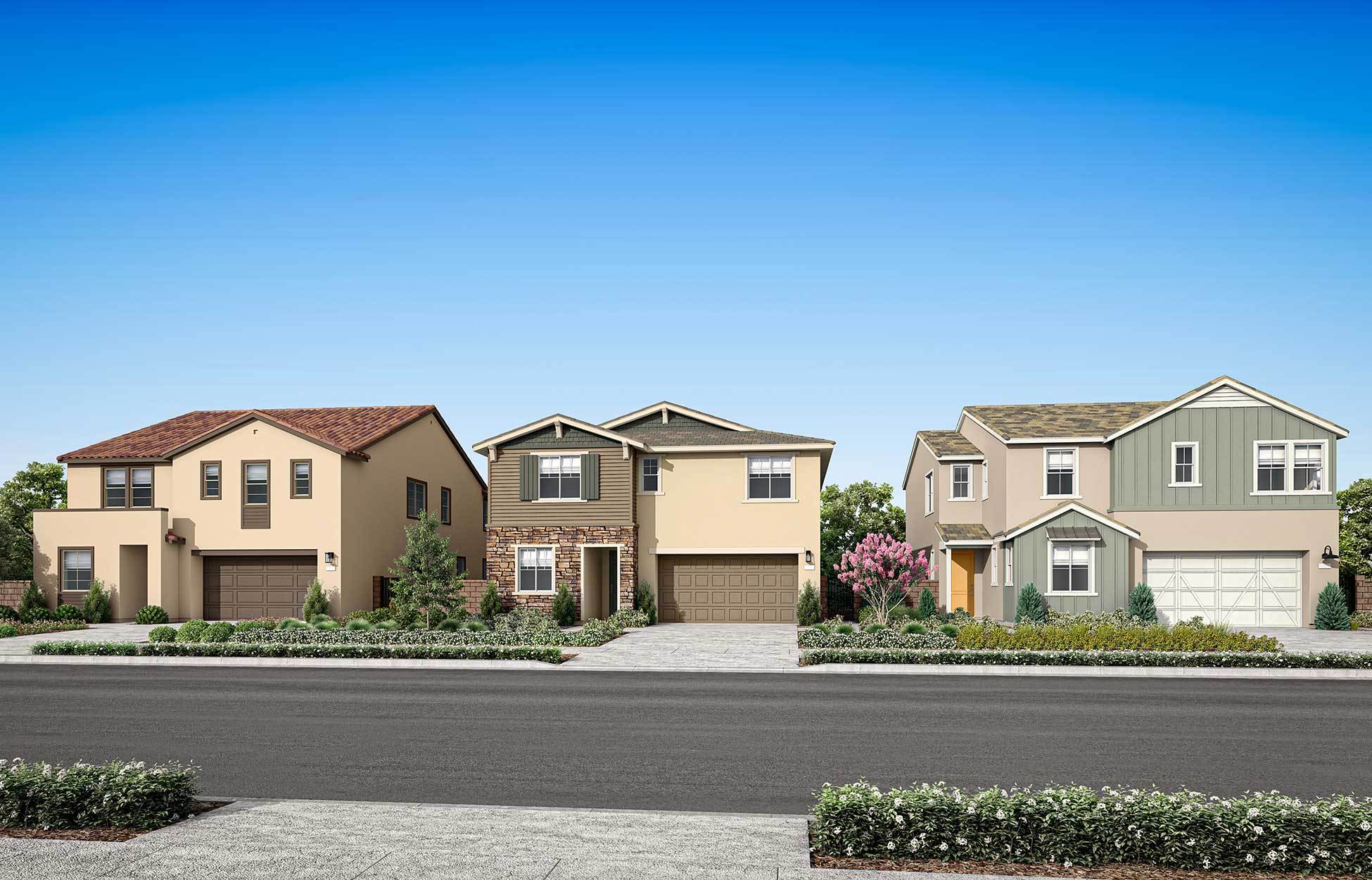 Model Home Streetscape Rendering