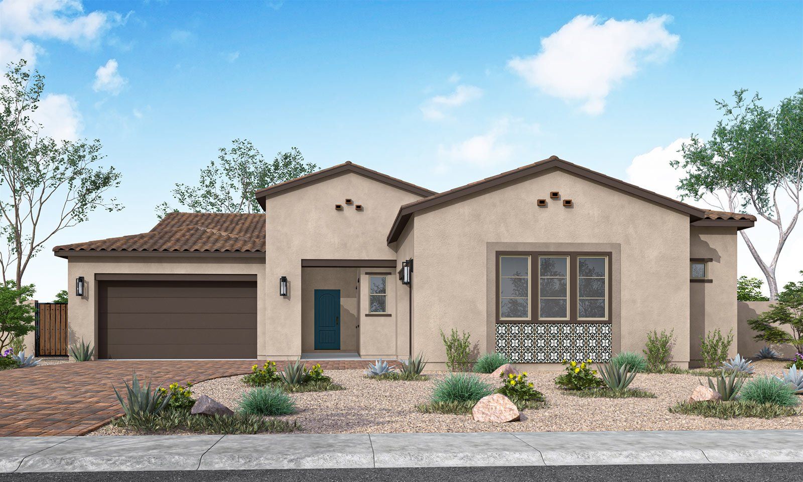 Pecan Plan 60-4 | Exterior Style A