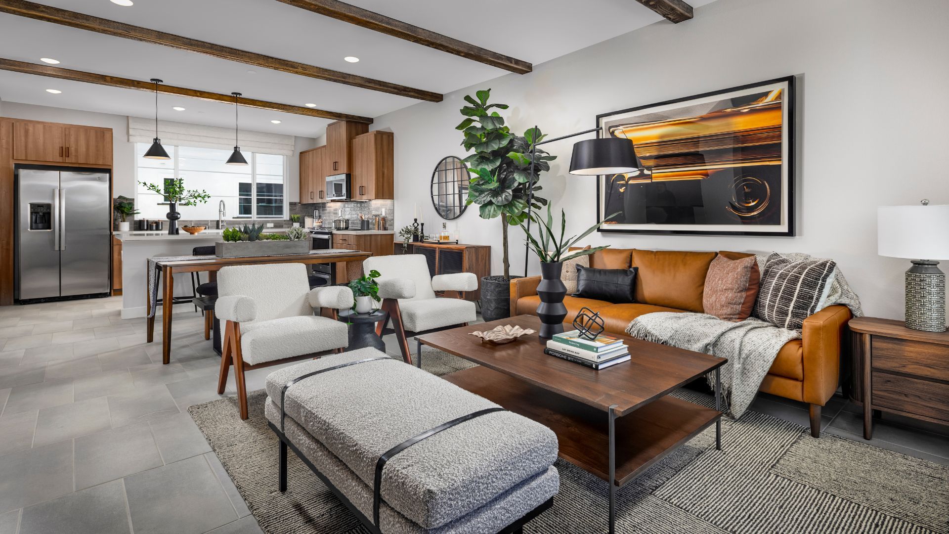 Great Room - Dining - Kitchen