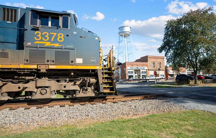 The original Waxhaw train depot, built in 1888, played a key role in the town’s growth. Once locat