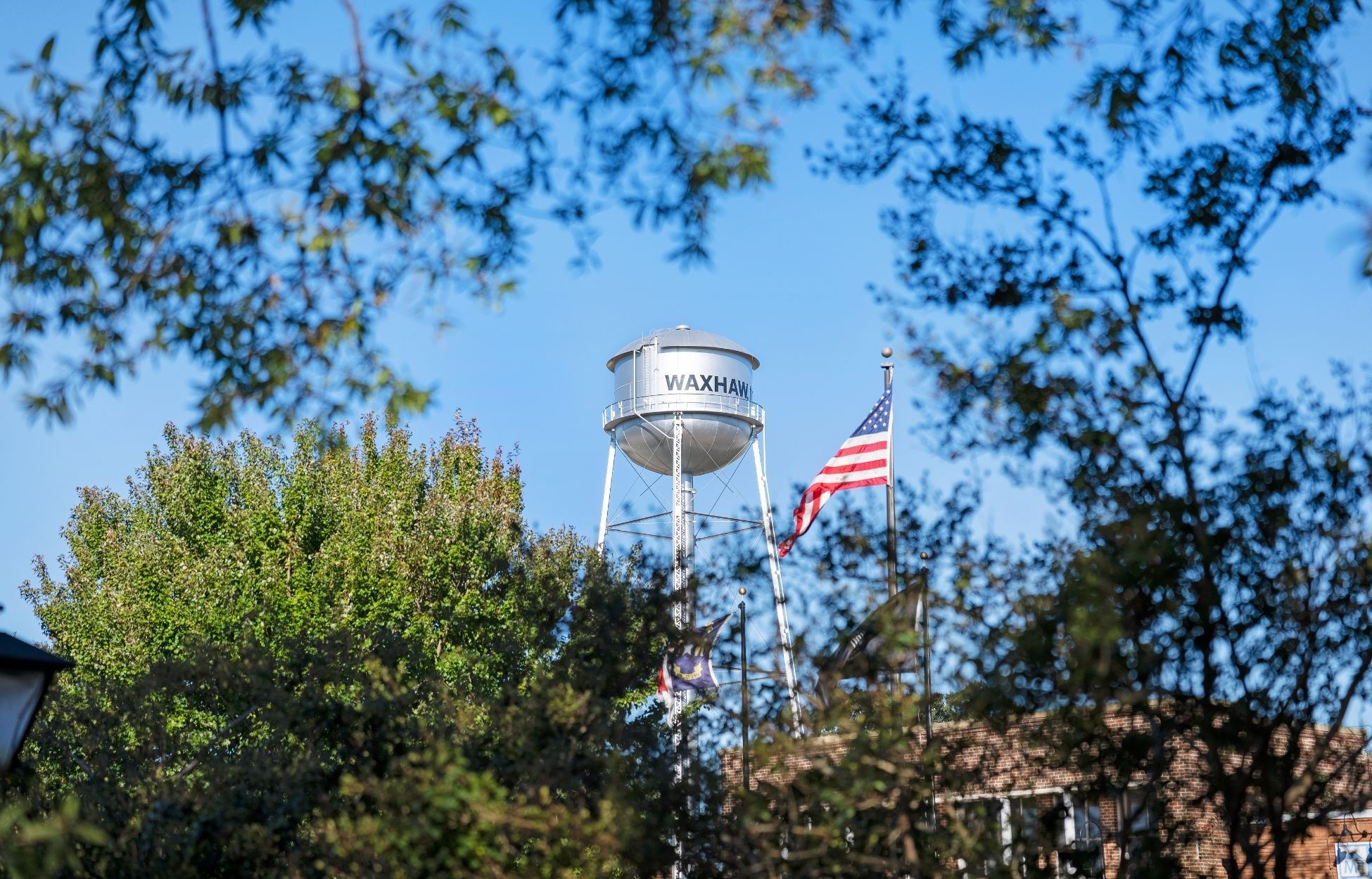 Installed in 1940, the Waxhaw water tank is a beloved piece of the town’s infrastructure and skyli
