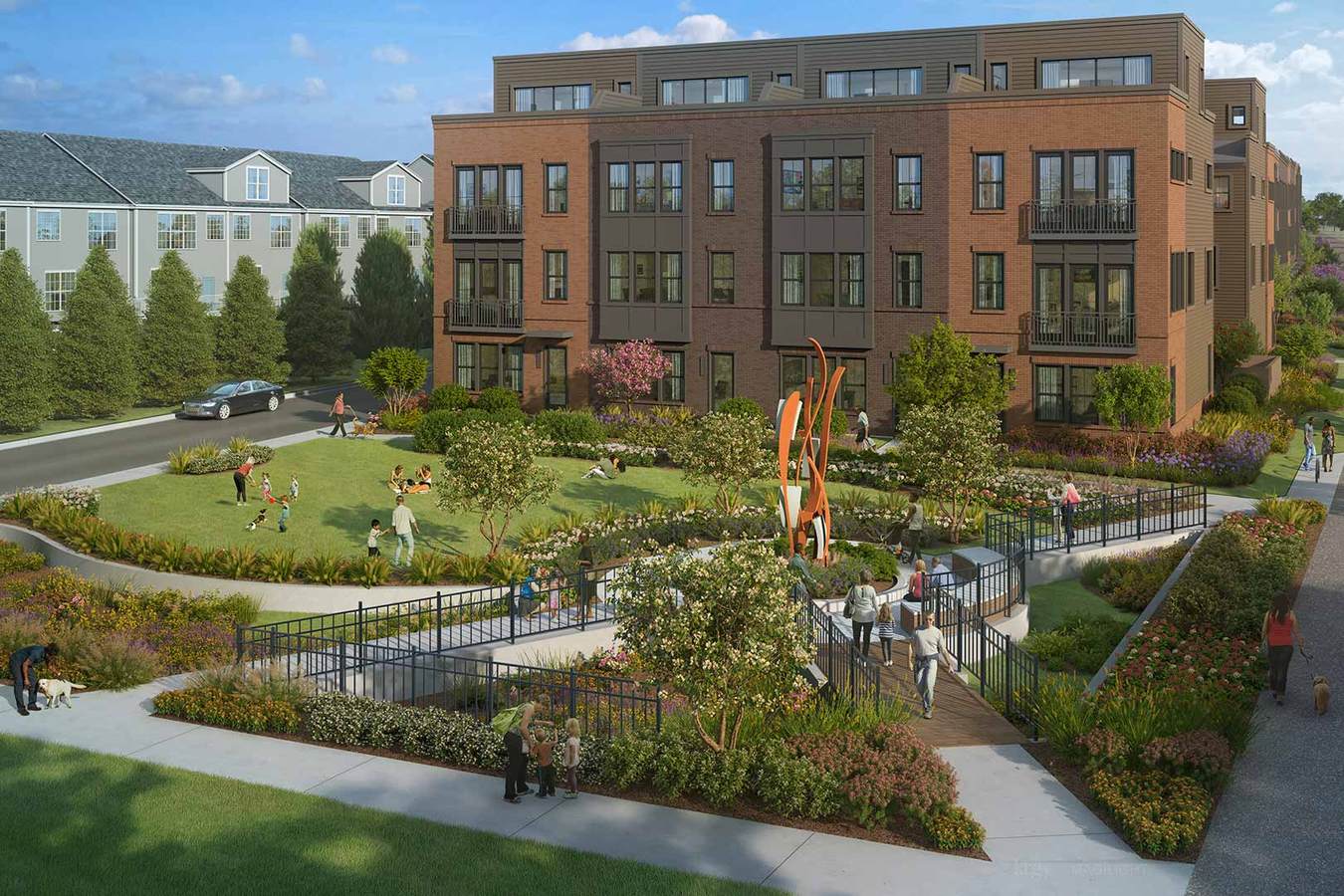 Northpark's future Western Park will feature Connection, a public art piece created by artist Josh W