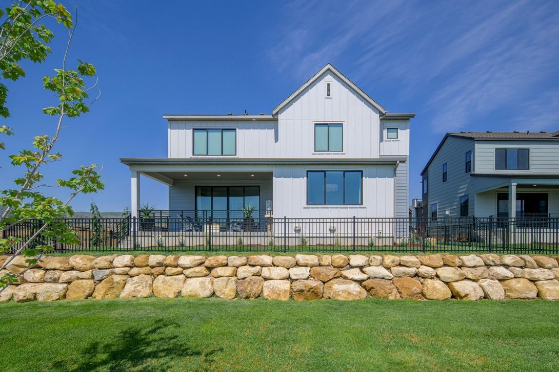Rear Exterior with Covered Outdoor Living