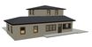 casa en T Squared Construction. por T Squared Construction.
