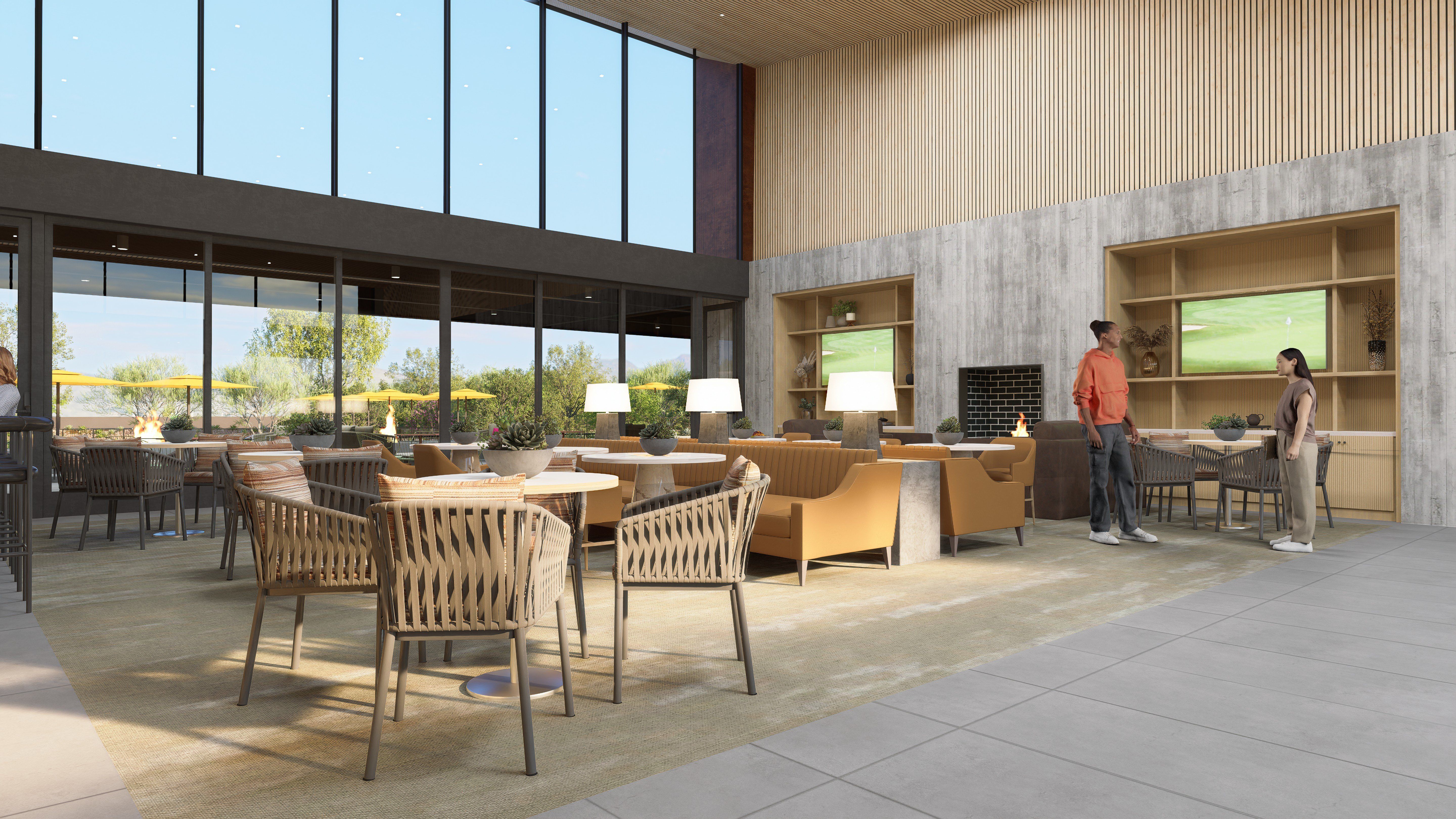 The Nest lounge area