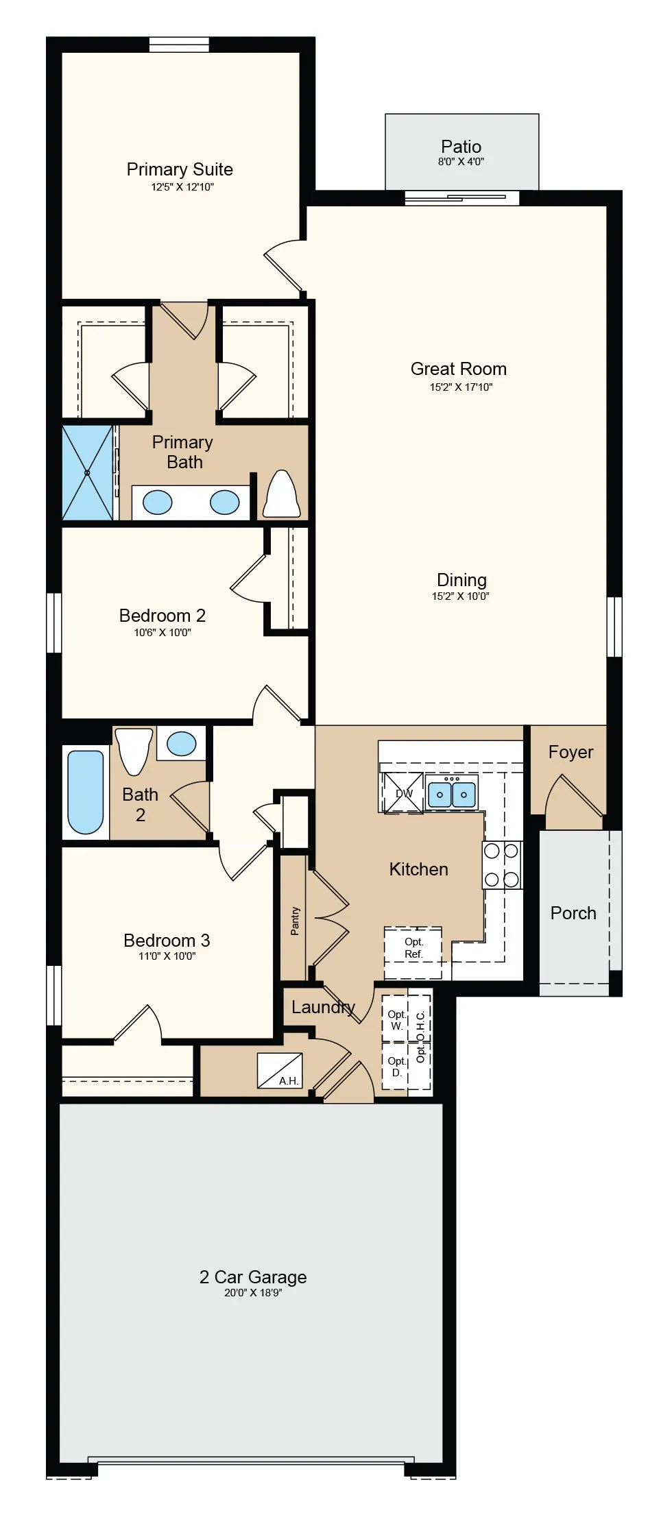 Blackbird floor plan layout