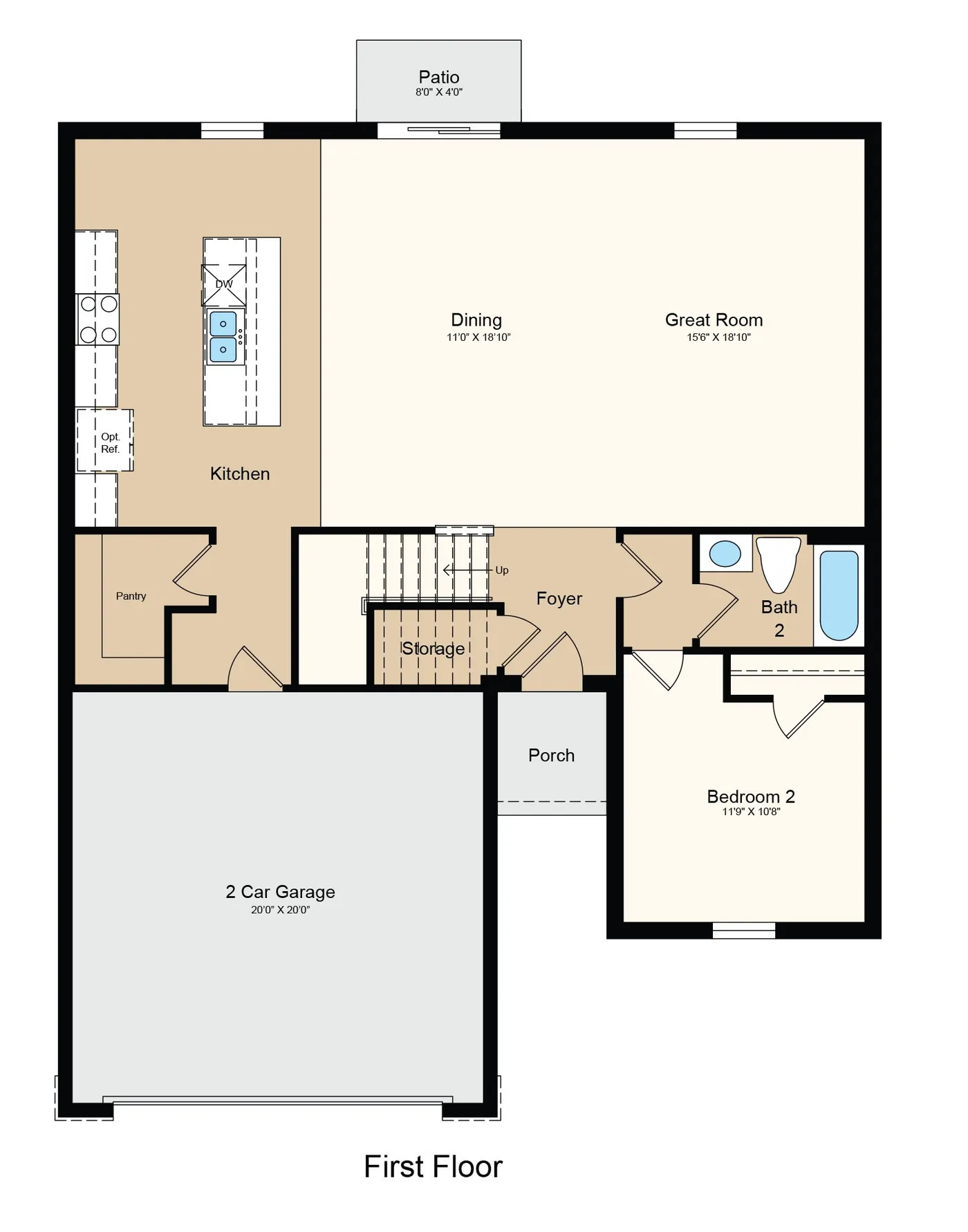 Cardinal floor plan layout