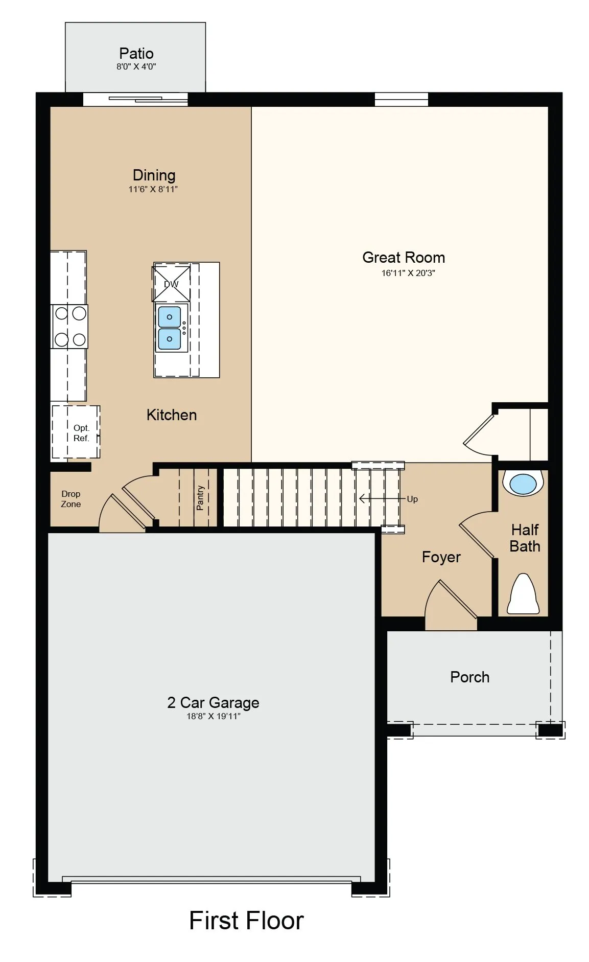 Dove floor plan layout