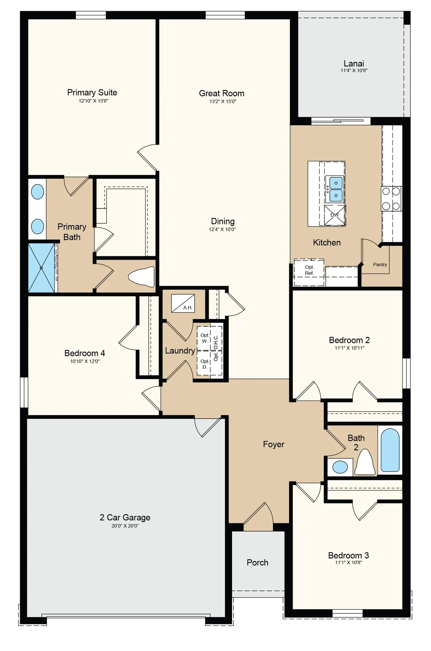 Goldfinch floor plan layout