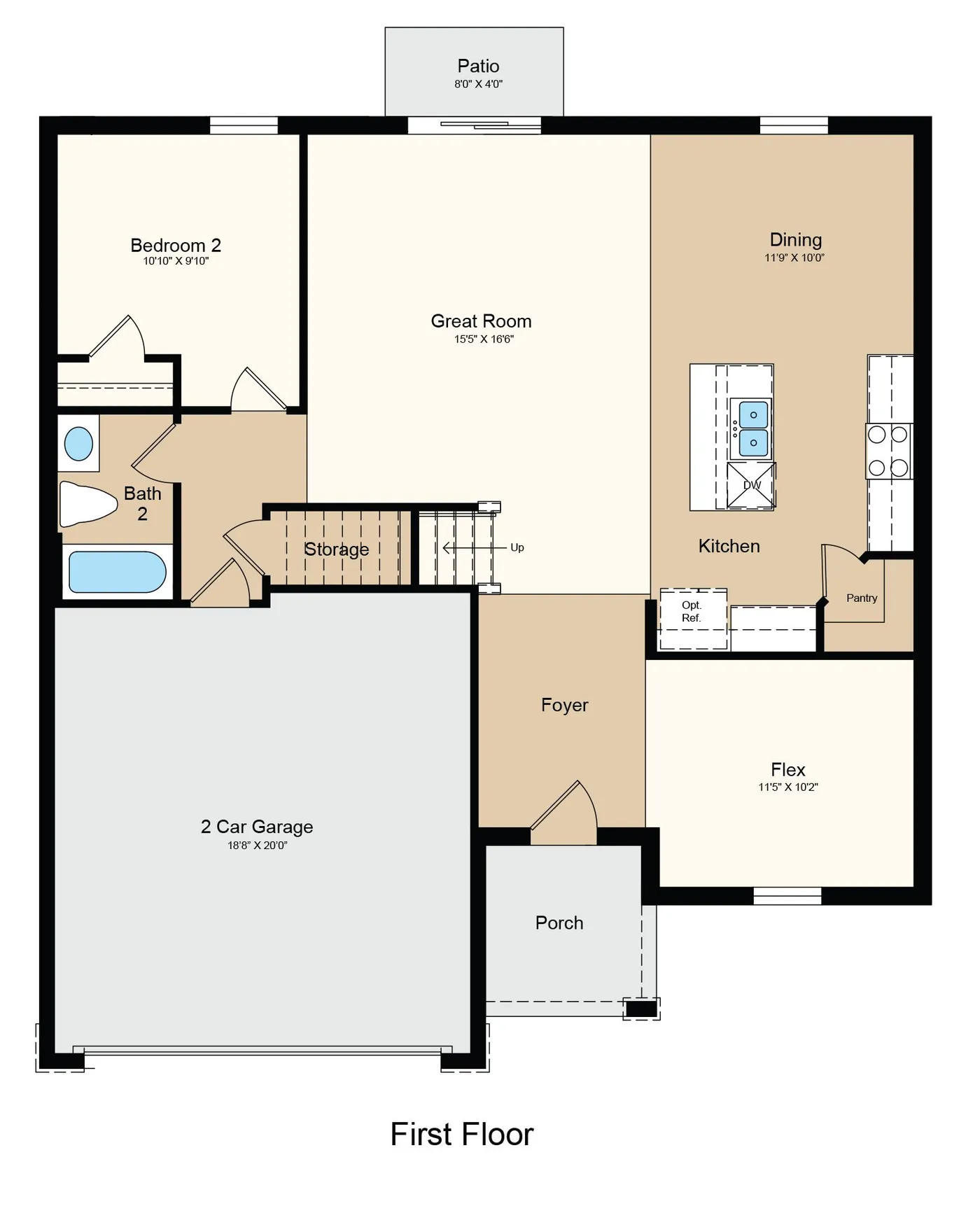 Kingfisher floor plan layout
