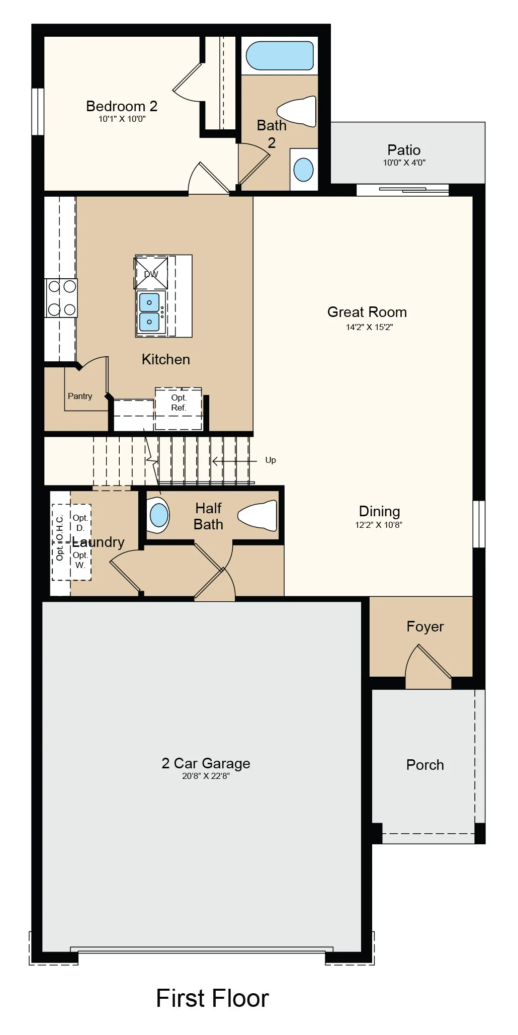 Falcon floor plan layout