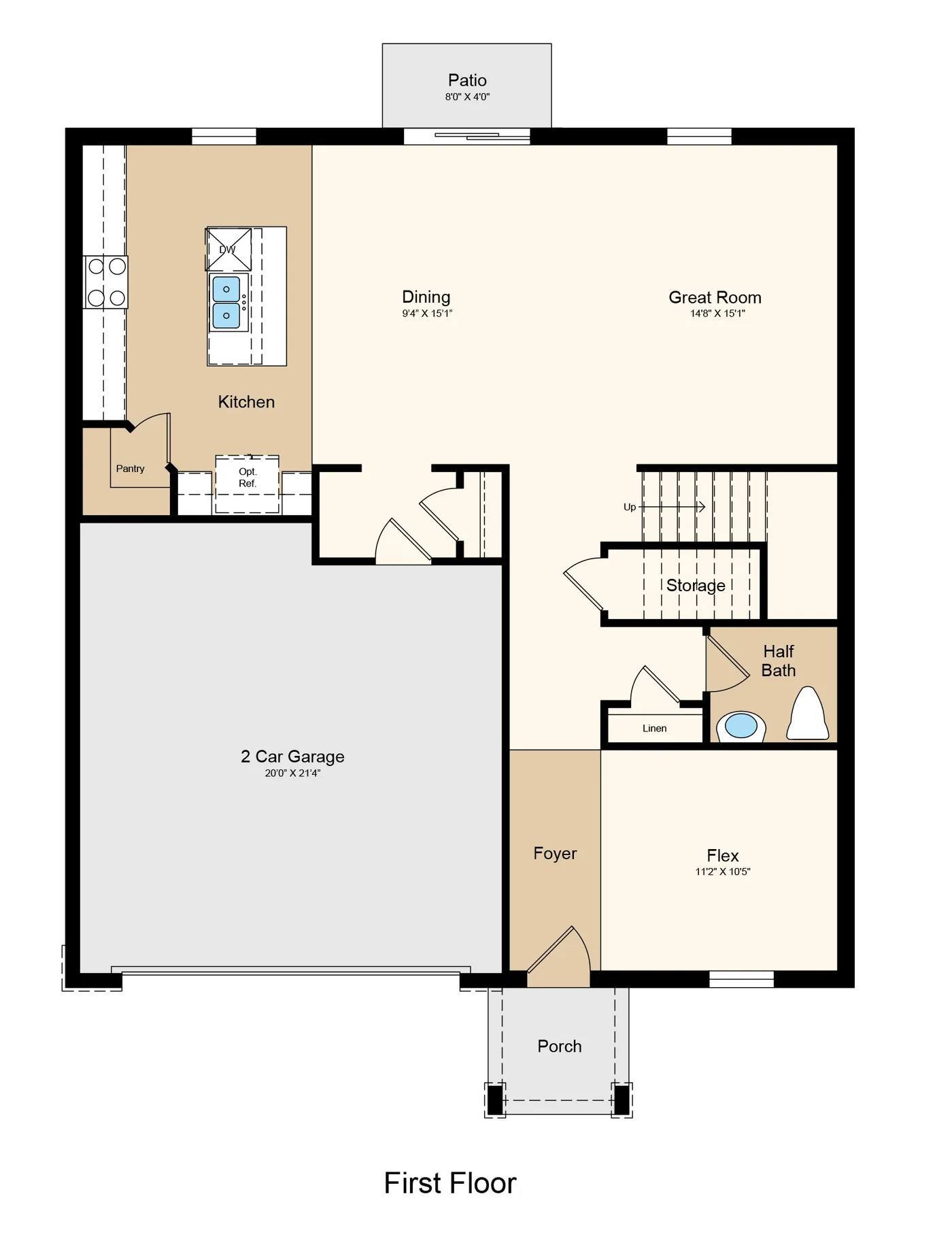 Oriole floor plan layout
