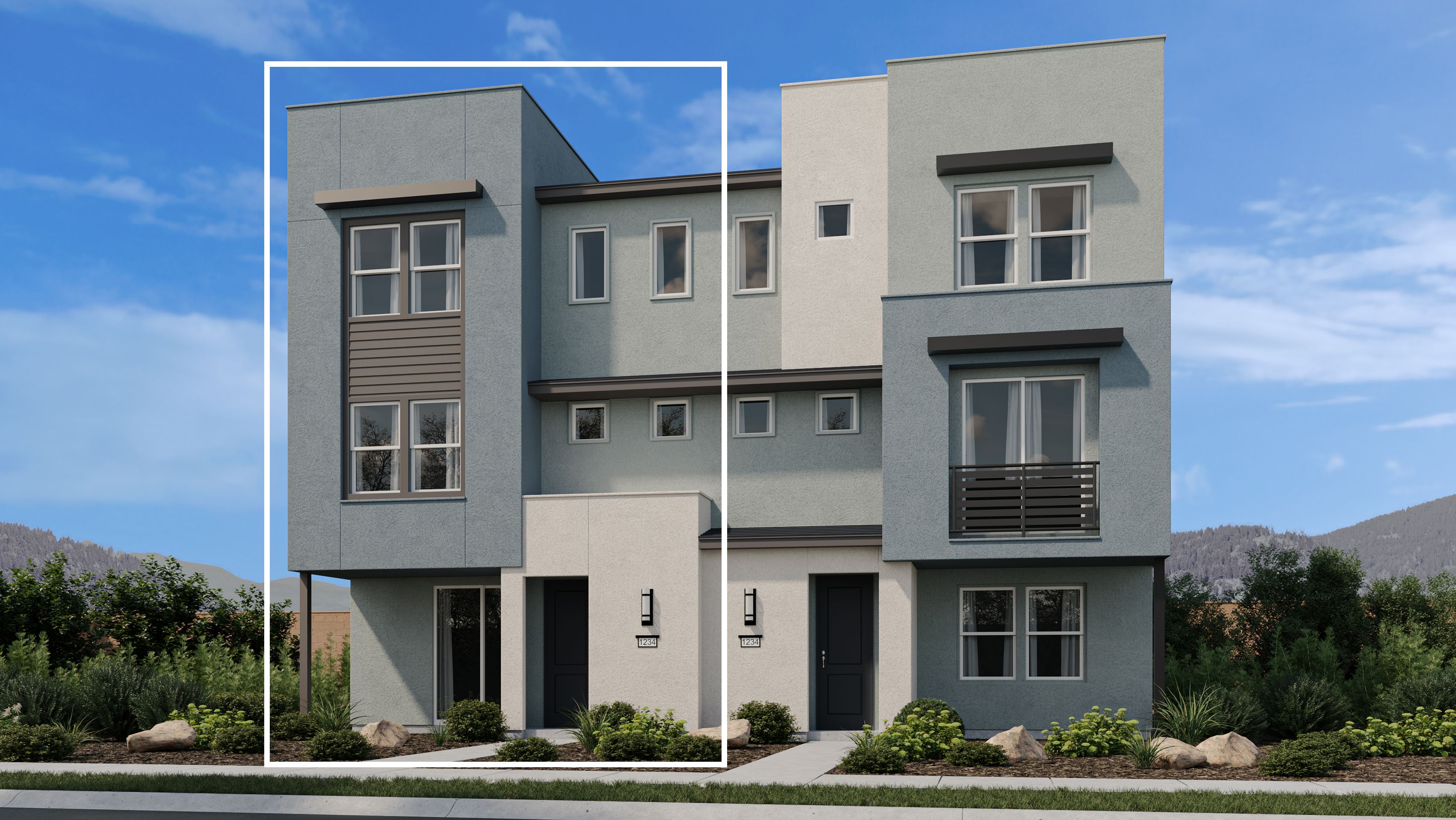 Elevation B - Contemporary