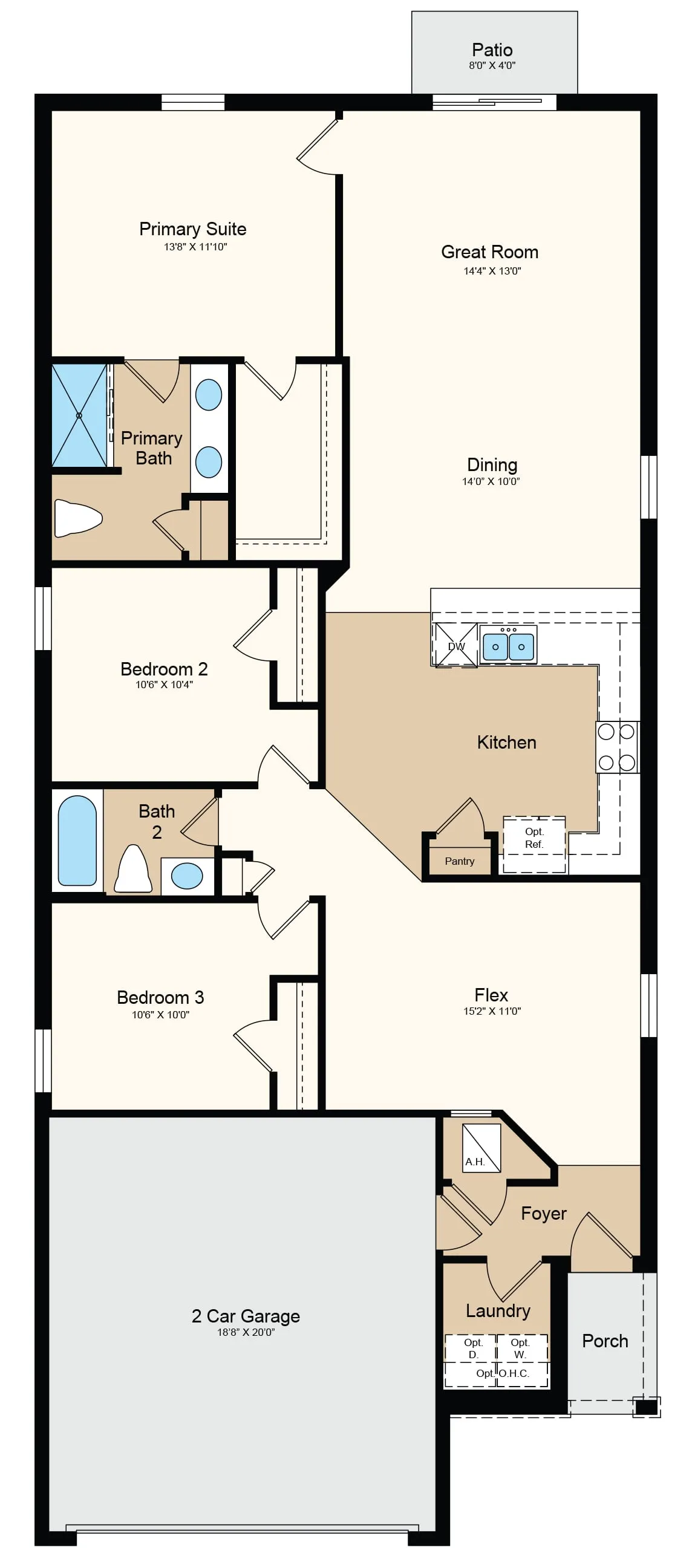 Canary floor plan layout