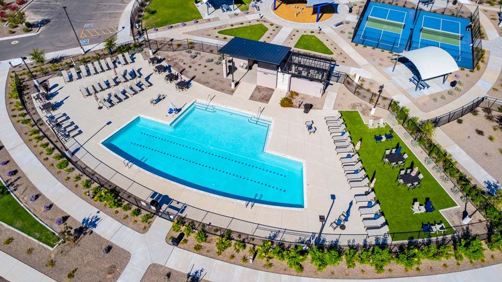 Pool and amenity overview