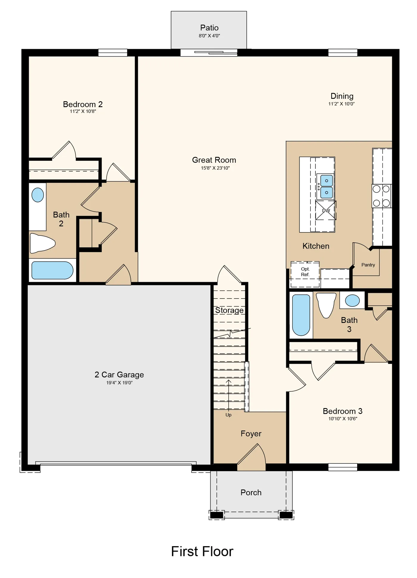 Macaw floor plan layout