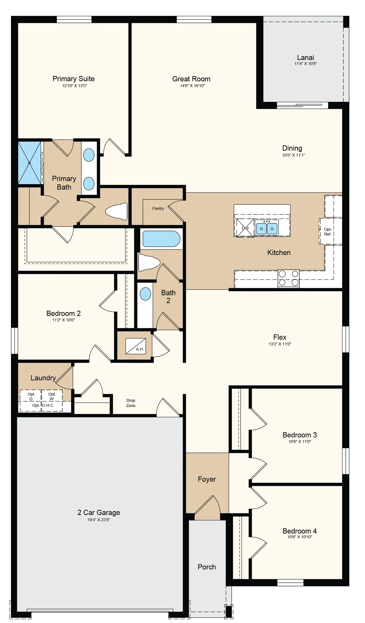 Hawk floor plan layout