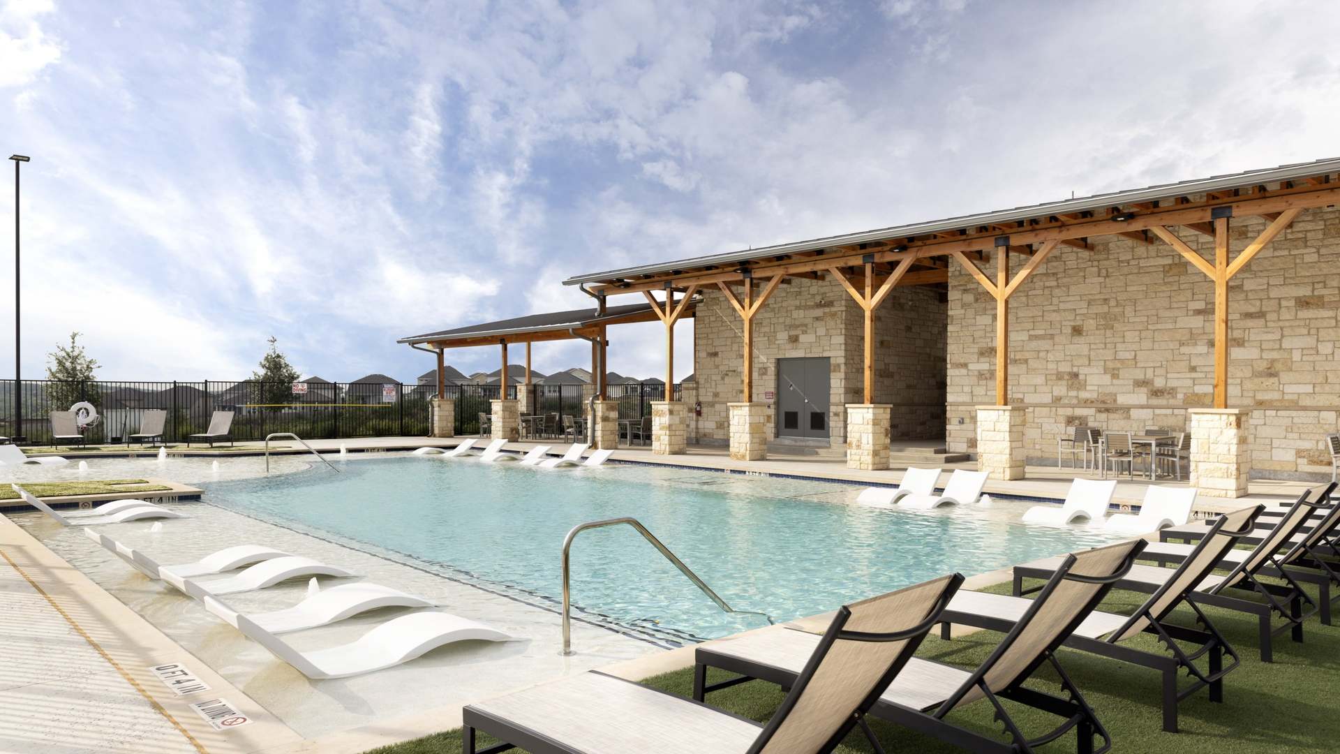 Resort-style pool