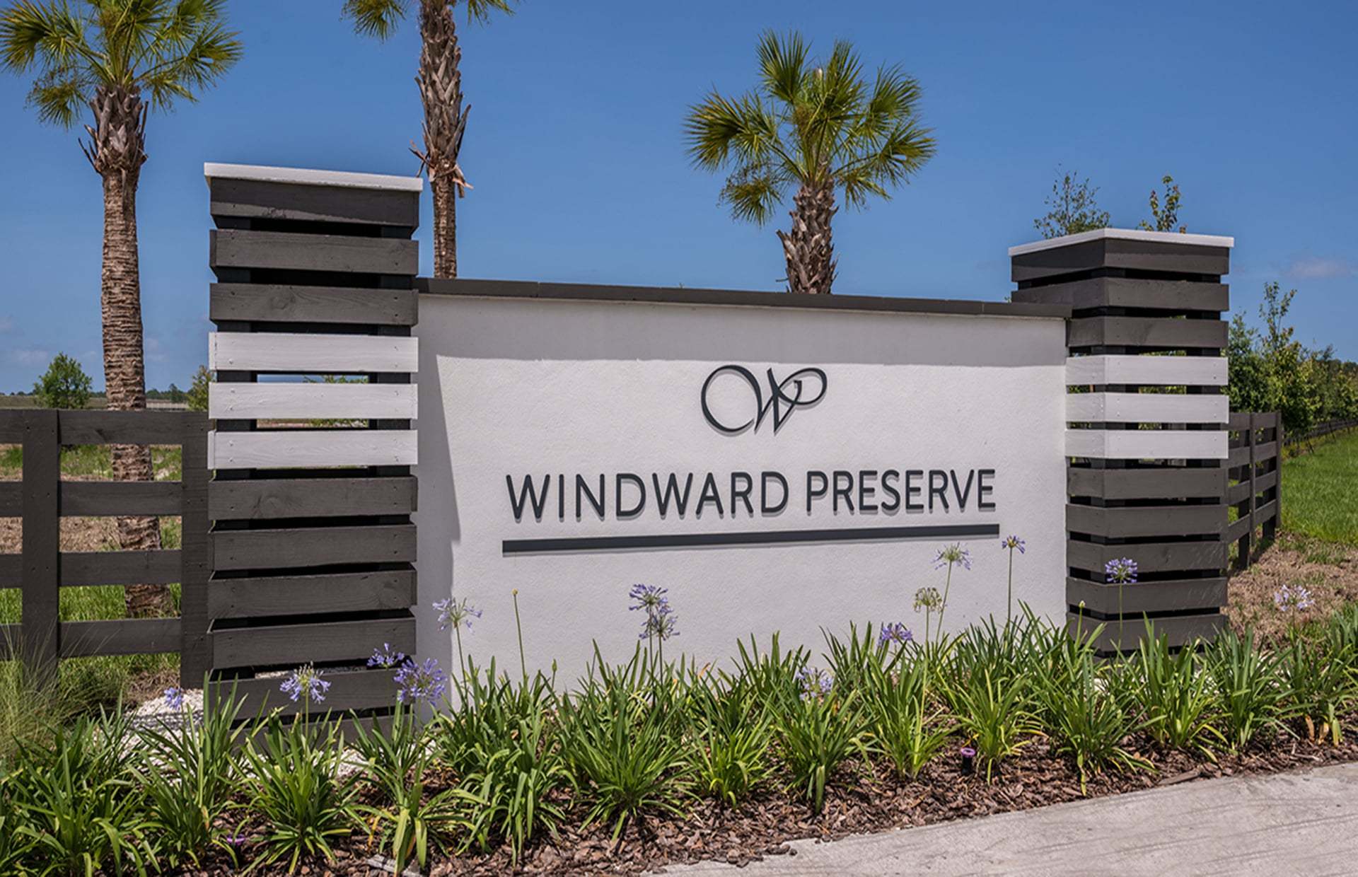 Windward-Preserve monument sign