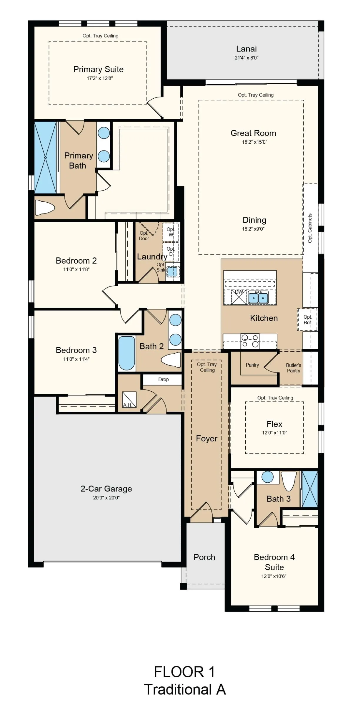 Longboat floor plan layout