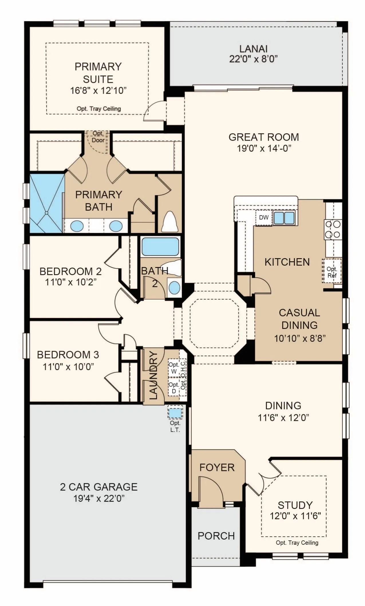 Saint Thomas floor plan layout