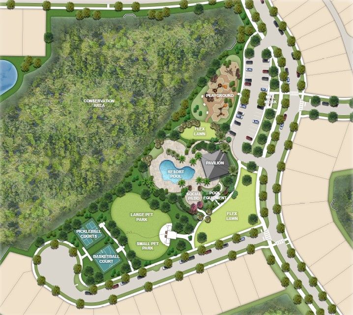 Heron Bay Sunbridge Amenity Site Map 06-26-2026