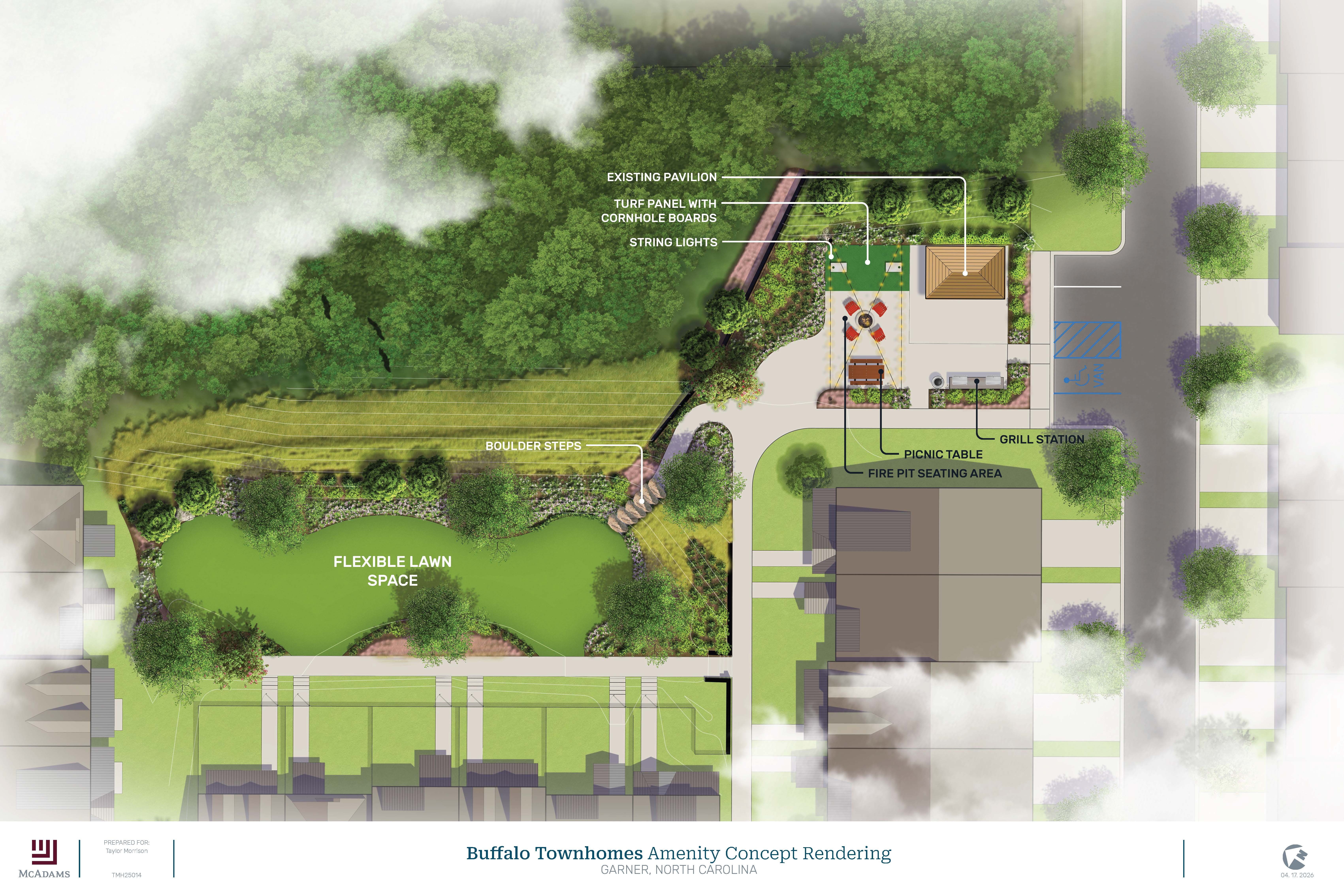 Buffalo Townhomes Amenity Rendering