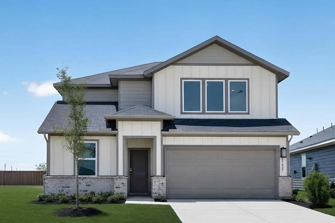 Hockley Meadows 45s por Taylor Morrison en Houston Texas