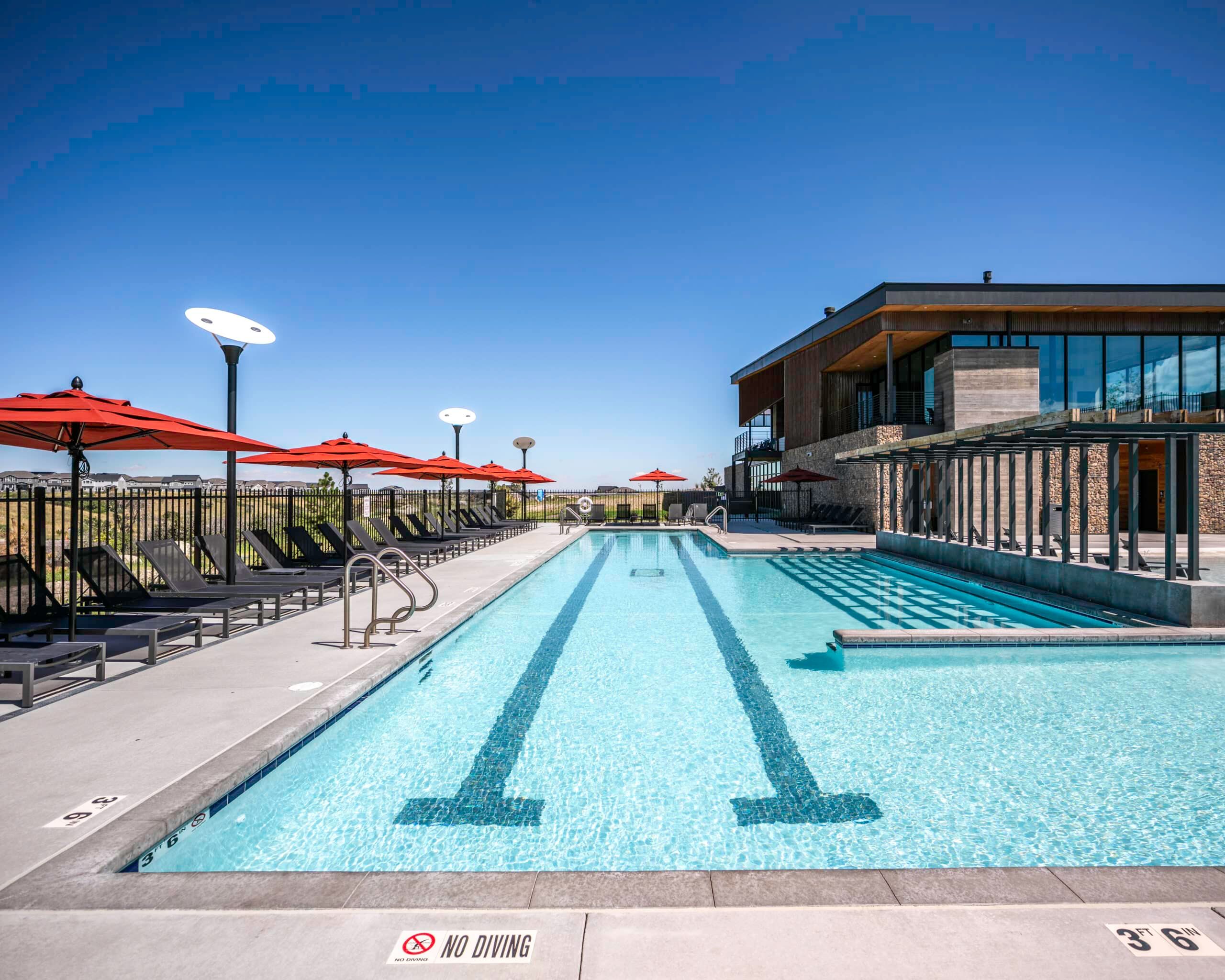 Rec Center Pool Olympic Lane View