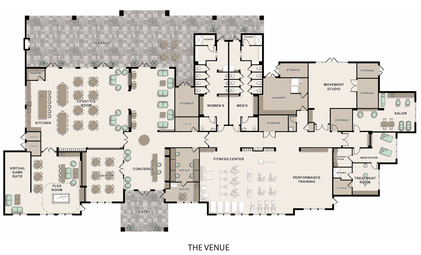 esp coasterra the venue floor plan