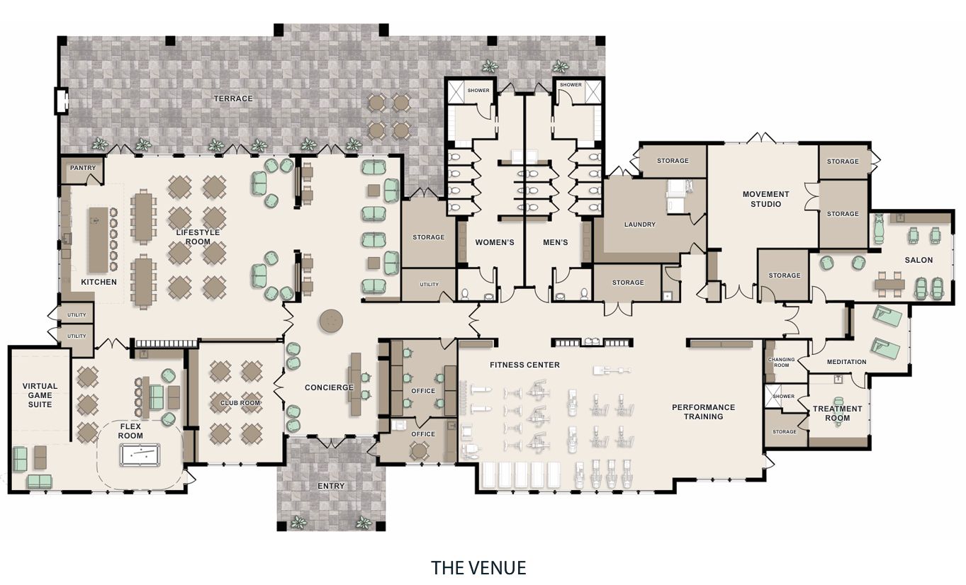 esp coasterra the venue floor plan