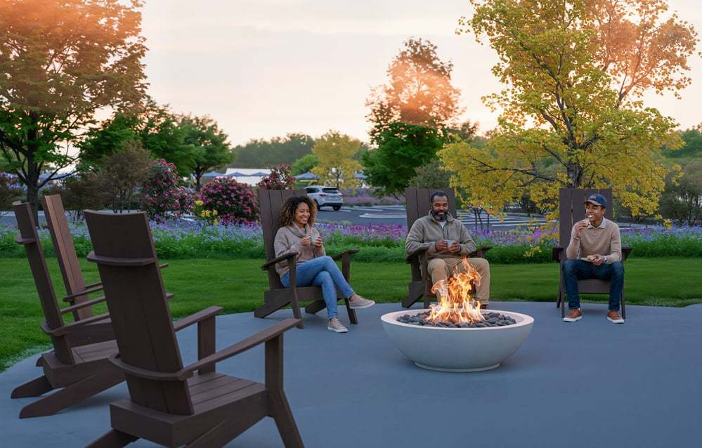 Fire Place Area Dusk