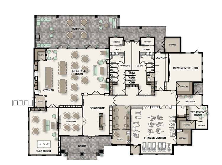 Esplanade at Westview - The Venue Floor Plan...