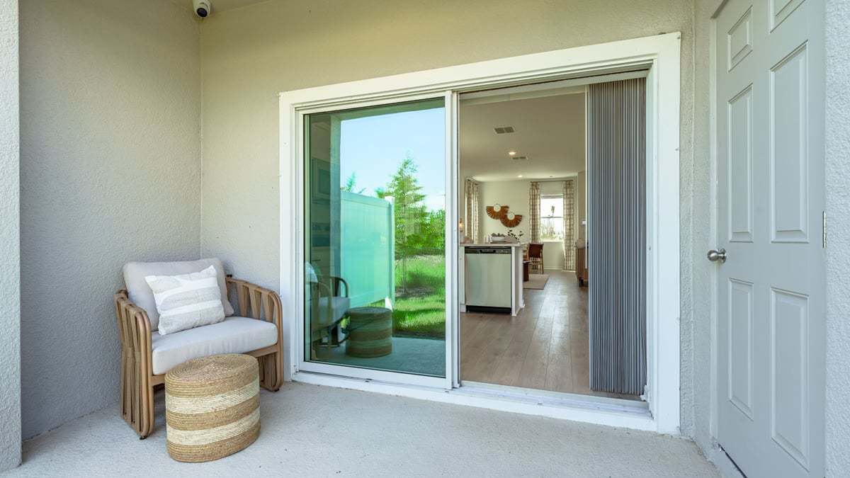 Hazel Model - The Towns at Skye Ranch-36 lanai