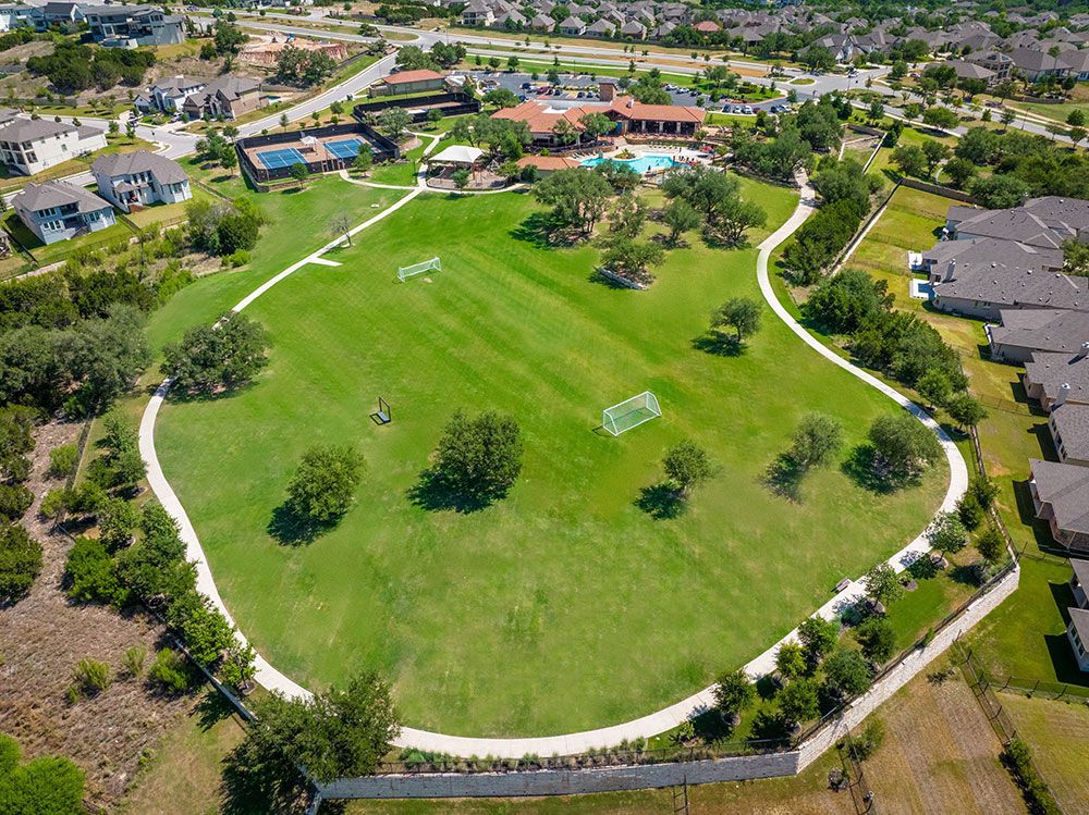 Aerial of Events Lawn new