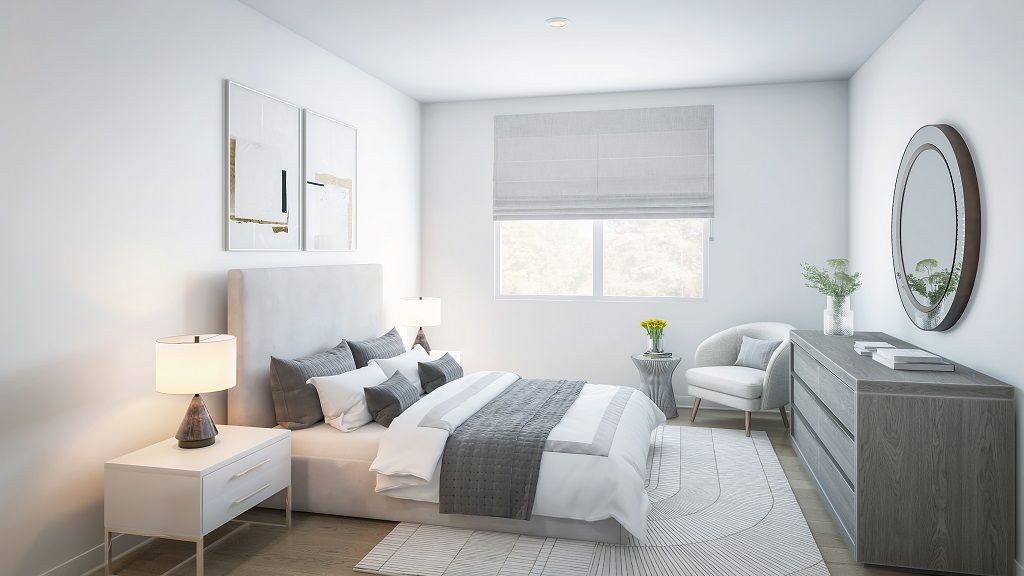 Plan 3 Primary Bedroom Rendering