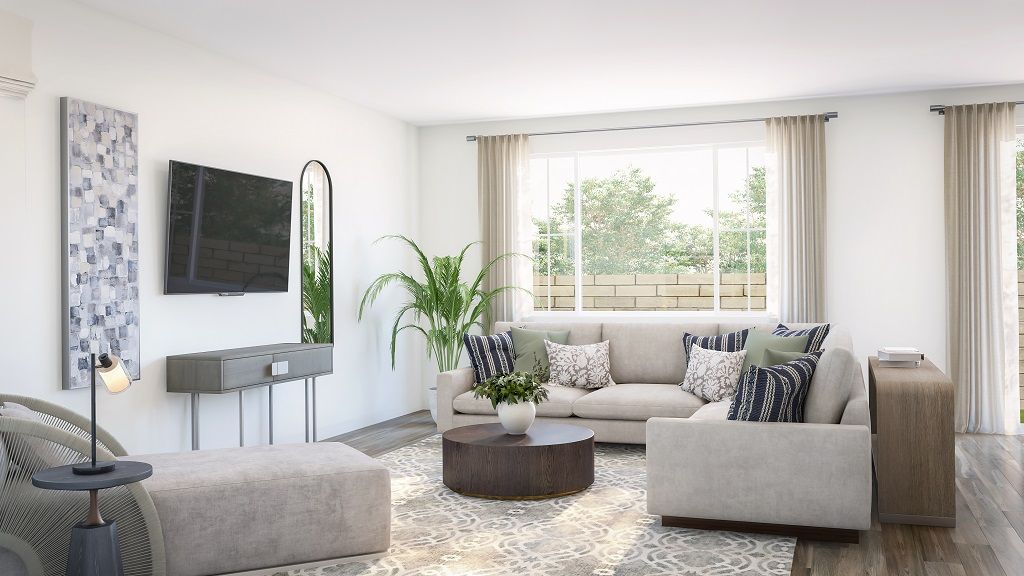 Plan 3 Great Room Rendering